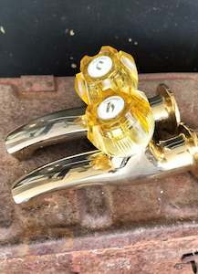 1980s Lighting: METHVEN Brass Taps.