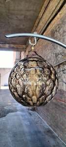 1980s Lighting: Smokey Glass and Brass  ELS