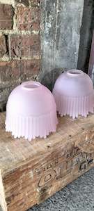 1980s Lighting: Pretty Soft Pink Vintage Shade     PPV