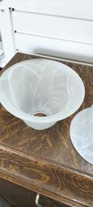 Replacement Shades: White Marble Effect Shade                MES