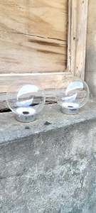 1980s Lighting: Clear Glass Globe    CGG