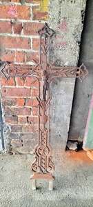 Straight From France: 1880's large French Crucifix