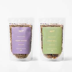 Accessories: Botanical Tea Blend Duo + Strainer + Scoop