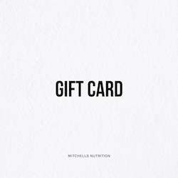 Products: Mitchells Nutrition Gift Card