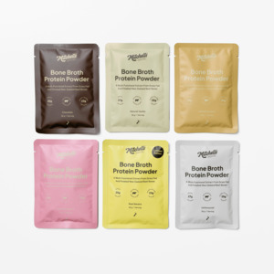 Products: Bone Broth Protein Powder | Mixed Single 3-Pack