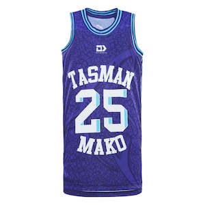 2025 Tasman Mako Junior Basketball Singlet