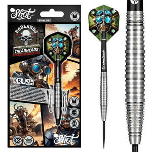 Darts: Badlands Krush Steel Tip Dart Set 90% Tungsten
