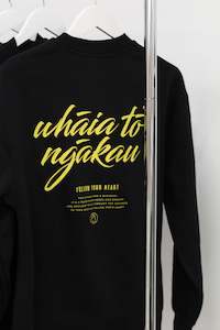 Tops: Whāia tō Ngākau - in Black
