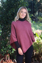 Lothlorian Plain Poncho - Possum Merino 9982