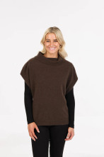 Native World Cowl Neck Tunic - Possum Merino NB899