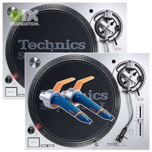 DJ Equipment: Technics SL-1200MK7 Direct Drive DJ Turntable (PAIR) with Ortofon Concorde DJ Cartridges Package PRE-ORDER