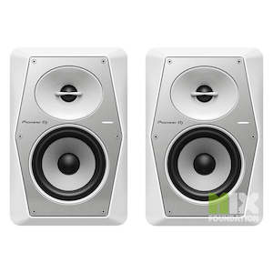 Pioneer Vm Series Dj Studio Monitors: Pioneer VM-50 5" Active Studio Monitor Speakers - White (Pair)