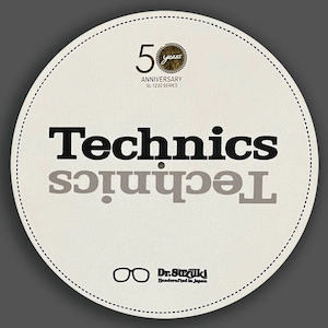 DR. SUZUKI x TECHNICS 50th Anniversary SL-1200M7L LIMITED EDITION SLIPMATS WHITE (Pair)