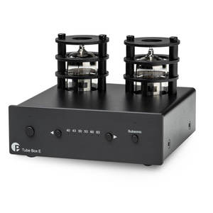 Sale: Pro-Ject TUBE BOX E Phono Pre-amplifier with Tube Output (Silver, Black)