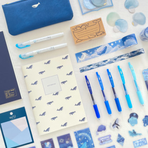 All Stationery Boxes: Whale Song - DELUXE