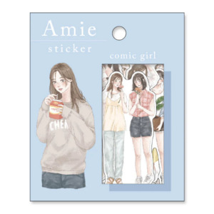 Stickers: Amie Sticker - Comic Girl