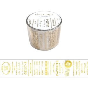 All Washi Tapes: Clear Tape - Receipt
