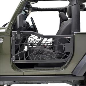 Products: Steel Tube Doors for Jeep Wrangler JK 2 Door (Spider Net) - MJs Trading NZ- One-Stop for Jeep Wrangler Accessories