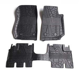 Products: Floor Mats 3pcs - Jeep Wrangler JK (2014-2017) 4 Door - MJs Trading NZ- One-Stop for Jeep Wrangler Accessories