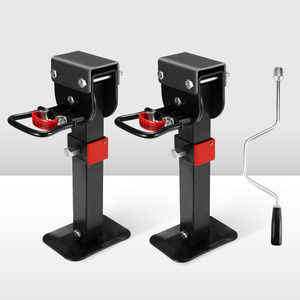 Products: RVista 2x 400mm Corner Legs Drop Down W/Handle Steel Base 1200LBS - MJs Trading NZ- One-Stop for Jeep Wrangler Accessories