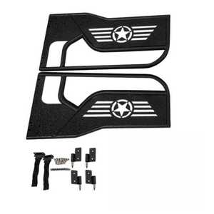 Steel Tube Doors for Jeep Wrangler JK 2 Door (Captain America) - MJs Trading NZ-&hellip;