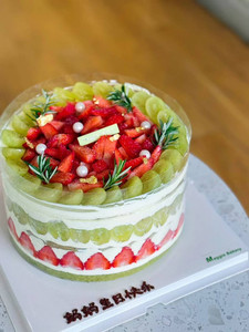 Matcha Fruit Cake Maggie Bakery