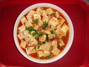Products: Tofu with Chilli and pork