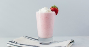 Products: Strawberry milk shake
