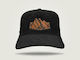 Cord Trucker Cap - Black