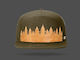 STRT 7 Olive Flat Brim Cap - Forest