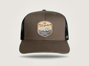 Recycled Trucker Cap - Walnut / Black