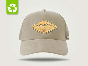 Trucker Caps: Suede Trucker Cap - Stone