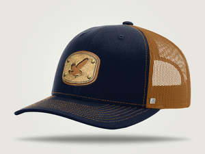 Clearance: MidPro Trucker Cap - Navy Caramel