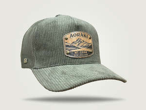 Aoraki: Cord Trucker Cap - Aoraki Mt Cook