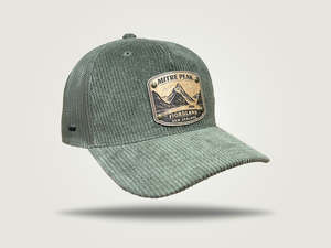 Mitre Peak: Cord Trucker Cap - Mitre Peak