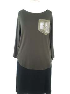 Sabatini Glowmesh Top  - Sage