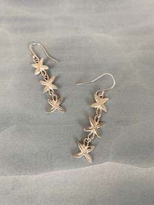 Michele Johnson Jewellry: Triple Frangipani Earrings | Stirling Silver