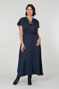 Dresses Summer 2022 23: Vesta V Greta Dress - Navy