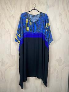 Juna Silk T  Dress / Mosaic Key