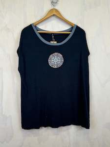 Pluto Alice T -  Navy Bamboo Mandela