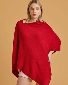 All Seasons Poncho  | Red