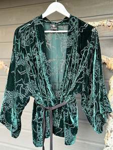 Juna Tie Kimono Jacket | Forest