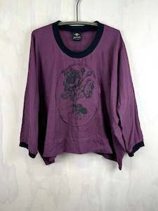 Juna Cameo Triptych Top | Plum Rose