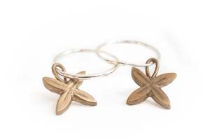 Michele Johnson Jewellry: Frangipani Hoop Earrings