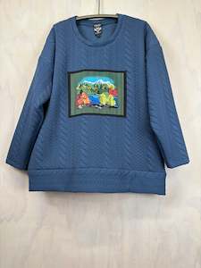 Tops 21: Vesta  Cable Sweater - Patch