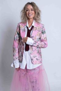 Sheryl May: Sheryl May Tux Linen Jacket  | Rococo