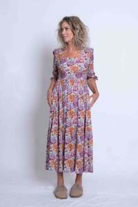 Sheryl May: Sheryl May Arabella Dress | Purple Peony