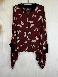 Tops Summer 24 25: Juna Drape Bomber | Butterfly