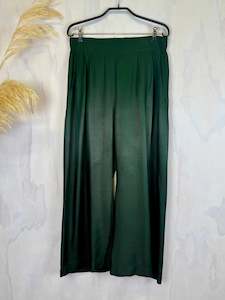 Winter 25: Juna Origami Trousers | Greenstone