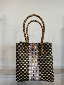 Accessories: Turtle Totes | Lilac Stripe - S